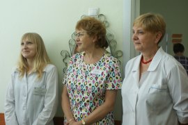 "Поезд здоровья" сделал "остановку" в детской поликлинике города Осинники