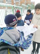 Учащиеся школы № 16 приняли участие в акции "Снежный патруль"
