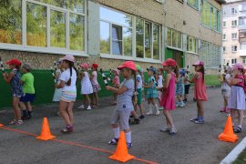 Малыши детского сада № 21 приняли участие в профилактическом мероприятии по ПДД