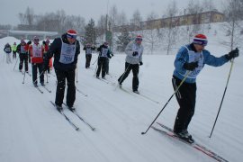 Сегодня, в Осинниках, прошла открытая Всероссийская массовая лыжная гонка «Лыжня России – 2017»