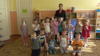 Сотрудники Госавтоинспекции г. Осинники встретились с воспитанниками детского сада № 9