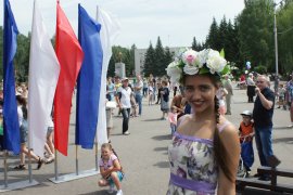 В Осинниковском городском округе активно празднуют День России