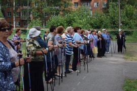 В рамках областной акции 110 осинниковцев стали обладателями «скандинавок»