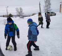 В поселке Тайжина активно прошли зимние каникулы