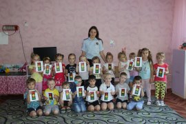 Воспитанники детского сада № 40 приняли участие в профилактическом мероприятии "Внимание-Дети!"