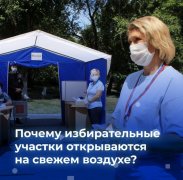 ИЗБИРАТЕЛЬНЫЕ УЧАСТКИ НА СВЕЖЕМ ВОЗДУХЕ  