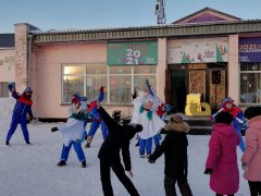 Снежный десант Кузбасса в поселке Тайжина