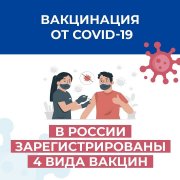 &#129514; Теперь в России зарегистрировано 4 вакцины от COVID-19