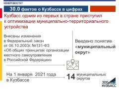 30.0 фактов о Кузбассе в цифрах