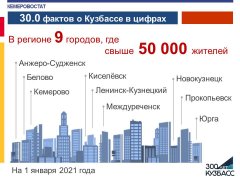 30.0 фактов о Кузбассе в цифрах