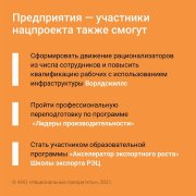 Навигатор возможностей национальных проектов. "Производительность труда"