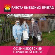 Осинниковцы голосуют дома