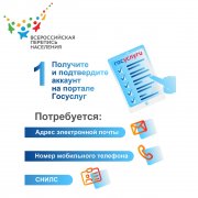 Кузбассовцы смогут принять участие во Всероссийской переписи через портал «Госуслуги»