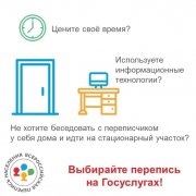 Перепись населения продолжается