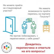 Перепись населения продолжается