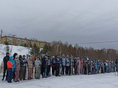 Осинниковцы приняли участие в массовом забеге "Лыжня России" &#127935;