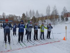 Осинниковцы приняли участие в массовом забеге "Лыжня России" &#127935;