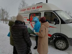  «Поезд здоровья» в поселке Тайжина